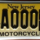 New Jersey HANDICAP MOTORCYCLE license plate sample Bike Cycle Motorbike Harley