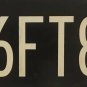 NFL AZ CARDINALS vanity 6 FEET 8 INCHES license plate Size Football ft 6-foot-8