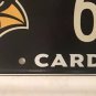 NFL AZ CARDINALS vanity 6 FEET 8 INCHES license plate Size Football ft 6-foot-8