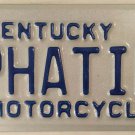 MOTORCYCLE vanity PHATIR FATTER PHAT BOY license plate Club Harley Davidson HD