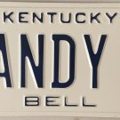 Vanity ANDY ANDREW B license plate Andreo Andrea Andie Andi Andrei Andreas André