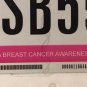 BREAST CANCER SURVIVOR license plate SB 5595 Mammogram Save Life Komen Cure Pink