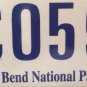 BIG BEND NATIONAL PARK MOTORCYCLE license plate Desert Rio Grande hiking Wild