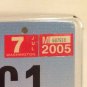 POLICE LAW ENFORCEMENT MEMORIAL BLUE RIBBON license plate 261 Fallen Officer