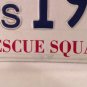 RESCUE SQUAD EMERGENCY MEDICAL TECHNICIAN license plate EMT EMS Firefighter Fire