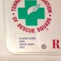 RESCUE SQUAD EMERGENCY MEDICAL TECHNICIAN license plate EMT EMS Firefighter Fire