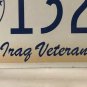IRAQ WAR VETERAN license plate Iraqi Desert Storm Shield Persian Gulf vet Medal