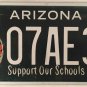SUPPORT EDUCATION TEACHER license plate Apple School Student Educator Professor