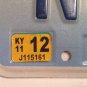 Kentucky vanity INTENSE license plate Passionate Fierce Extreme Excess Emotional