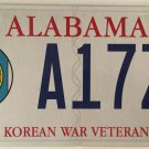 KOREAN VETERAN license plate Korea War Vet Seoul Osan Inchon Pusan Imjin battle