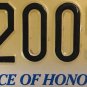 New Jersey THIN BLUE LINE FALLEN POLICE OFFICER vanity 2009 license plate Honor