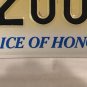 New Jersey THIN BLUE LINE FALLEN POLICE OFFICER vanity 2009 license plate Honor