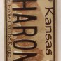 Kansas Buffalo vanity SHARON 1 license plate Sharron Shar Shary KS Shara Shari