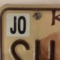 Kansas Buffalo vanity SHARON 1 license plate Sharron Shar Shary KS Shara Shari