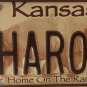 Kansas Buffalo vanity SHARON 1 license plate Sharron Shar Shary KS Shara Shari