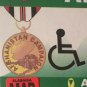 AFGHANISTAN WAR VETERAN license plate Afghan Persian Gulf vet Medal wheelchair