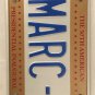 D.C. vanity MARC 1 license plate Marcus Mark Marco Marcos Mario Markus DC