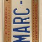 D.C. vanity MARC 1 license plate Marcus Mark Marco Marcos Mario Markus DC