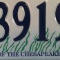 Virginia CHESAPEAKE BAY CRAB OYSTER license plate Wildlife Wild Park Nature