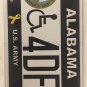 U.S. ARMY VETERAN license plate Military Vietnam Iraq USA Military GI Ranger Joe