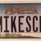Vanity MIKE SICK license plate MT Michael Mickey Mikey Mikael Micah Mitch Miguel