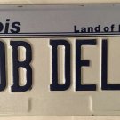 Vanity BOB ROBERT DEL license plate Robert Bobby Rob Robby Bobbie Roberta Robin