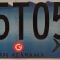 AL Fish Angling license plate Sea Water FISHING Fisherman Bass pole bait hook