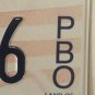 USA PRESIDENT BARACK OBAMA PBO license plate low 176 political Presidential DNC