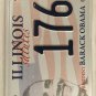 USA PRESIDENT BARACK OBAMA PBO license plate low 176 political Presidential DNC