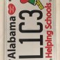 TEACHER SCHOOL vanity ALICE license plate Alicia Ali Ally Allie Alyce Alyse Alic