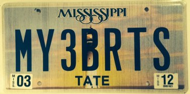 Vanity MY 3 BRATS license plate Children Family Kid Child Money Spoil