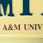 Texas A&M University AGGIES license plate College Station Reveille IX TAMU TX