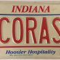 Vanity CORA S license plate Corinna Coretta Corin Corey Kora Korah Coralie Cory