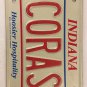 Vanity CORA S license plate Corinna Coretta Corin Corey Kora Korah Coralie Cory
