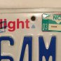 North Carolina FREE MASON FREEMASON license plate Master Masonic Grand Lodge NC