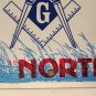 North Carolina FREE MASON FREEMASON license plate Master Masonic Grand Lodge NC