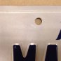Vanity MANCHESTER UNITED F.C. license plate Soccer Football Club Red Devils Man