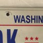 District Columbia Taxation license plate D.C. USA Graphic Washington DC #DK 8874
