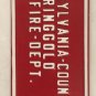 1969 Ringgold FIRE DEPARTMENT license plate Pittsylvania county #79 Firefighter