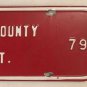 1969 Ringgold FIRE DEPARTMENT license plate Pittsylvania county #79 Firefighter