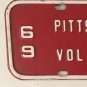 1969 Ringgold FIRE DEPARTMENT license plate Pittsylvania county #79 Firefighter