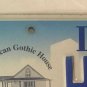AMERICAN GOTHIC DIBBLE HOUSE license plate Architectural Eldon Iowa Painting Art
