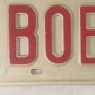 Vanity BOB 13 ROBERT license plate Rob Robby Robbie Bobby Bobbie Bert Robb Robi