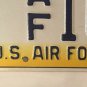U.S. AIR FORCE RESERVE license plate USAF Pilot PA Military 100 Airman Jet base