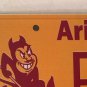 ASU ARIZONA STATE UNIVERSITY SUN DEVILS license plate Tempe Polytechnic Sparky