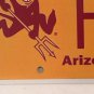 ASU ARIZONA STATE UNIVERSITY SUN DEVILS license plate Tempe Polytechnic Sparky