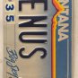 Vanity VENUS 1 license plate Planet astronaut goddess beauty love mythology Sex