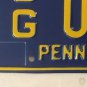 Pennsylvania U.S. COAST GUARD RESERVE license plate Coastie USCG PA