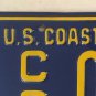 Pennsylvania U.S. COAST GUARD RESERVE license plate Coastie USCG PA