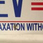 District Columbia Taxation license plate D.C. USA Graphic Washington DC #EV 2445